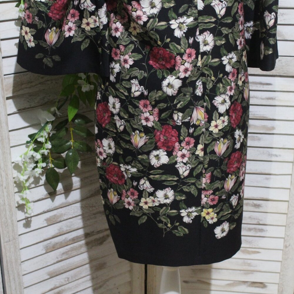 Karl Lagerfeld Synthetic Floral Shift Mini dress (107) - Picture 10 of 16